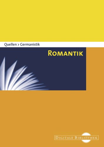 Quellen Germanistik - Romantik