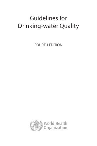 Guidelines for Drinking-water Quality