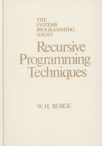 Recursive Programming Techniques
