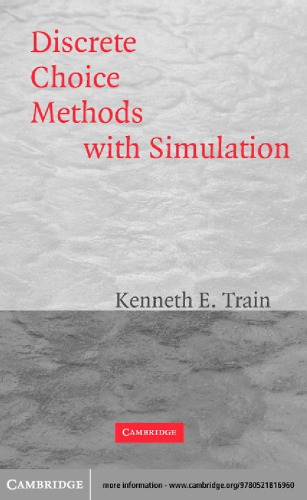 Discrete choice methods with simulation