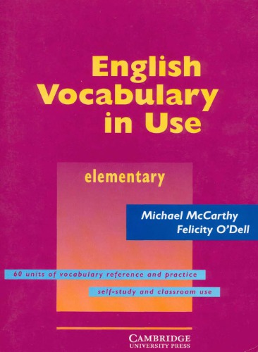 English vocabulary in use: Elementary