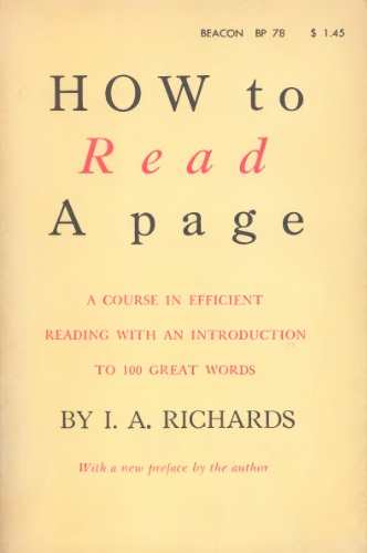 How to Read a Page