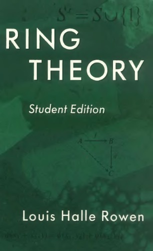 Ring theory. Student edition