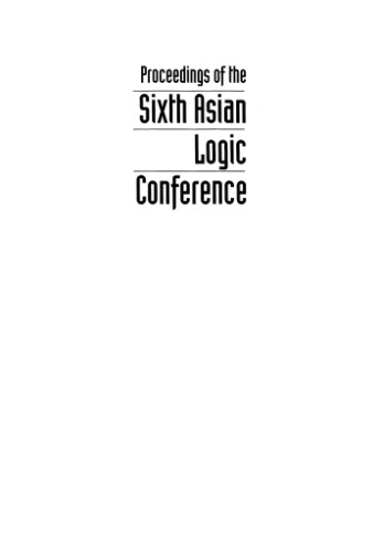 Proceedings of the 06th Asian Logic Conference