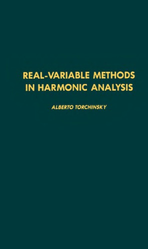 Real-variable methods in harmonic analysis