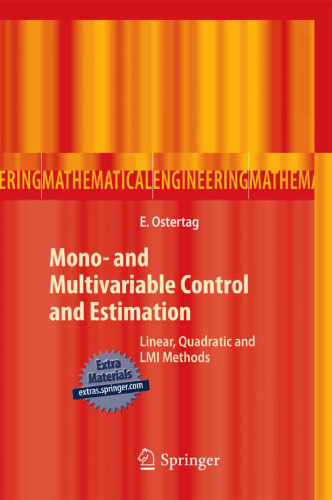 Mono- and Multivariable Control and Estimation: Linear, Quadratic and LMI Methods