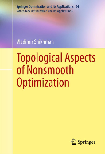 Topological Aspects of Nonsmooth Optimization 