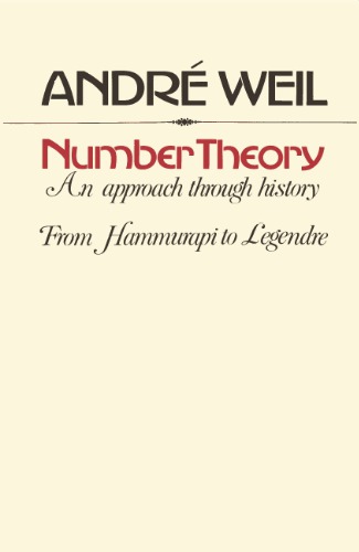 Number Theory: An approach through history from Hammurapi to Legendre
