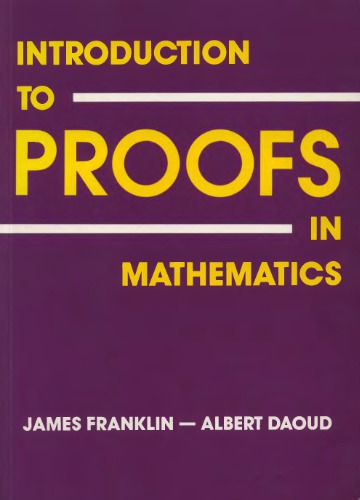 Introduction to Proofs in Mathematics
