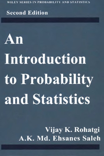 An introduction to probability and statistics