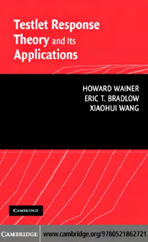 Testlet response theory and its applications