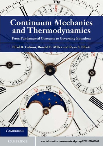Continuum Mechanics and Thermodynamics: From Fundamental Concepts to Governing Equations