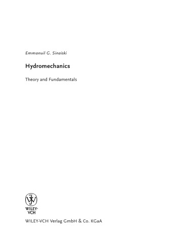 Hydromechanics
