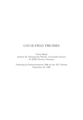 Gauge-Field Theories