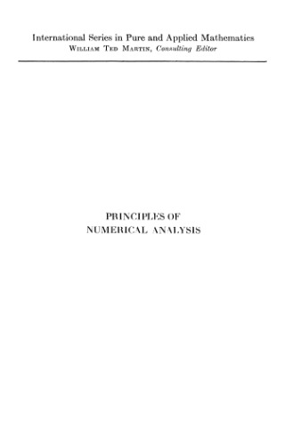 Principles of numerical analysis