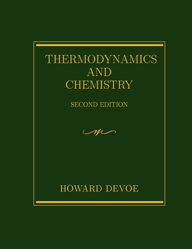 Thermodynamics and Chemistry