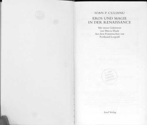 Eros und Magie in der Renaissance