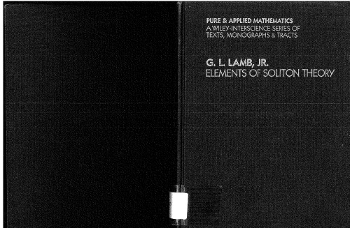 Elements Of Soliton Theory