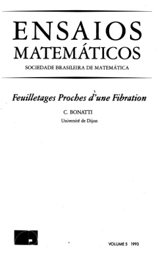 Feuilletages Proches d'une Fibration