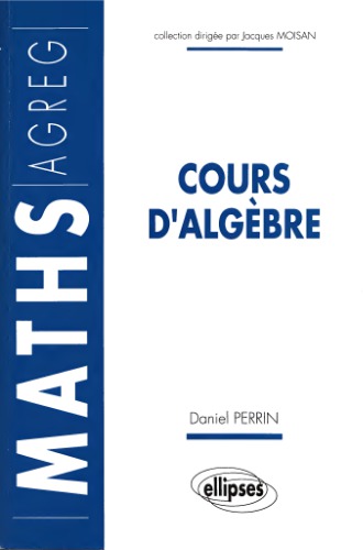 Cours d’algèbre