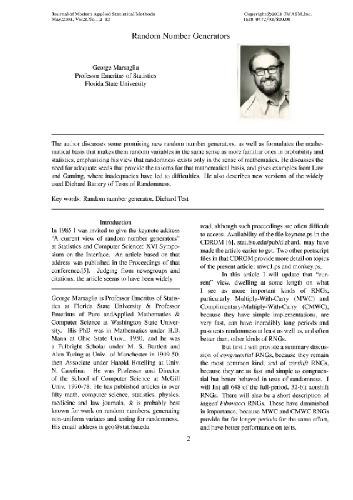 Random number generators