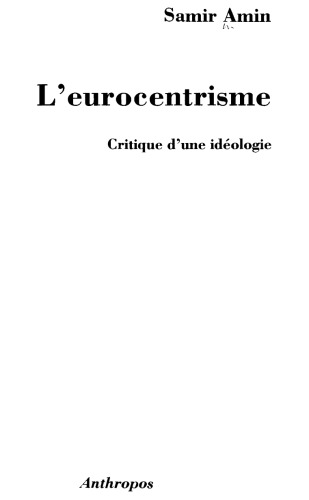L'eurocentrisme