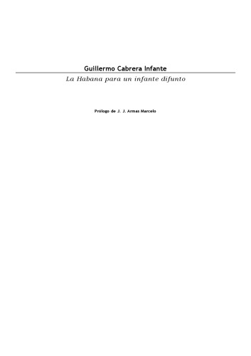 La Habana para un infante difunto