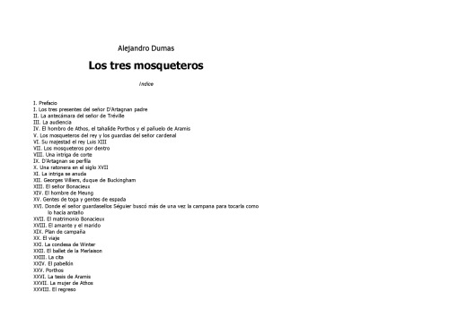 Alejandro dumas-Los tres mosqueteros