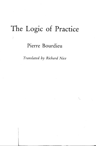 Logic Of Practice