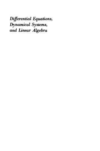 Differential Equations, Dynamical Systems, and Linear Algebra