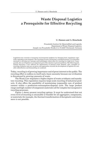 Conversion of Polymers Wastes & Energetics