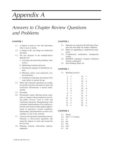 Handbook of Water and Wastewater Treatment Plant Operations