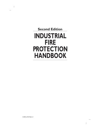 Industrial Fire Protection Handbook, Second Edition
