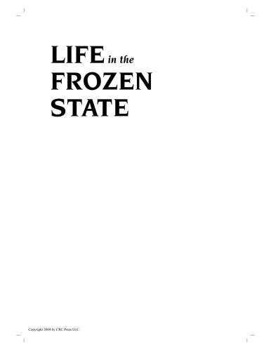 Life in the Frozen State
