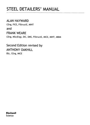 Steel Detailers' Manual