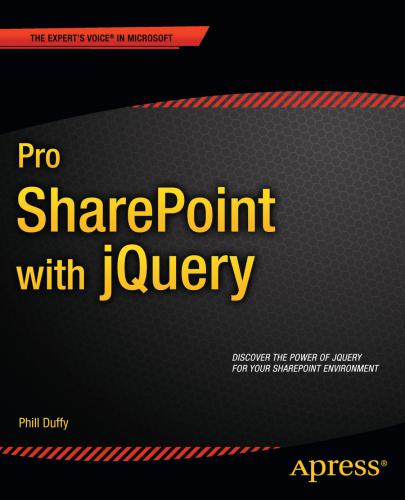 Pro SharePoint with jQuery
