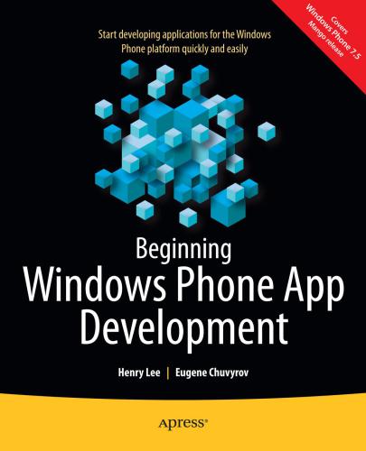 Beginning Windows Phone App Development (Beginning Apress)