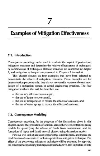 Guidelines for Postrelease Mitigation Technology in the Chemical Process Industry (CCPS Guidelines)
