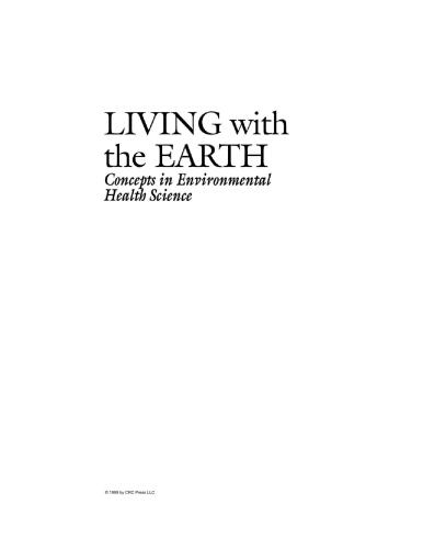 Living with the Earth: Concepts in Environmental Health Science