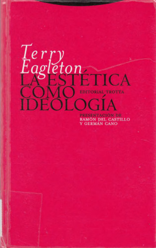 Estética como ideología, La