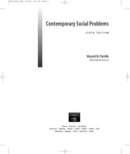 Contemporary Social Problems