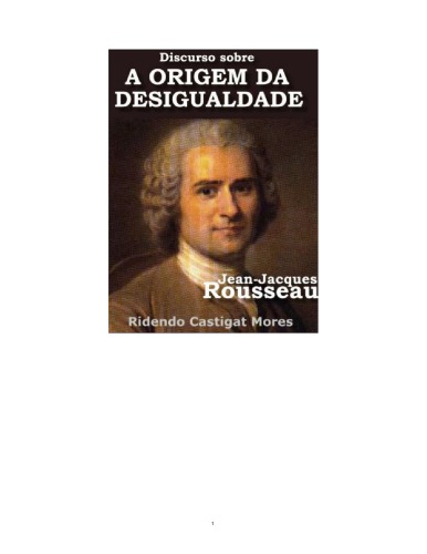 Discurso sobre a Origem da Desigualdade Entre os Homens