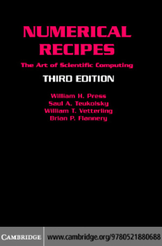 Numerical recipes: the art of scientific computing