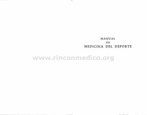 Manual de medicina del deporte