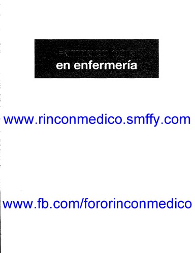 Farmacología en enfermería