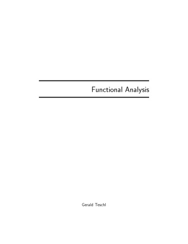 Functional Analysis