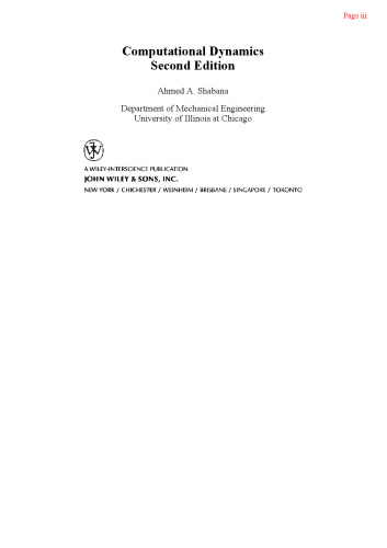 Computational Dynamics