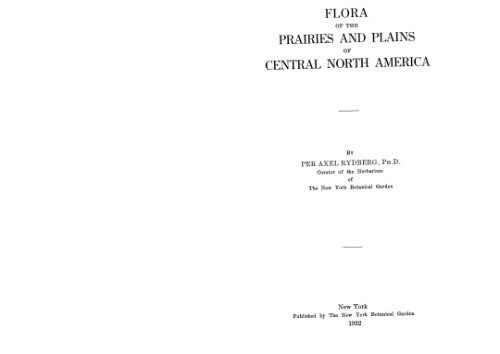 Flora of the prairies and plains of central North America