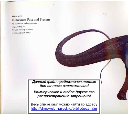 Dinosaurs Past and Present. Volume 2