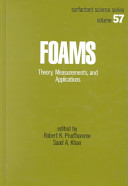 Foams: Theory: Measurements: Applications